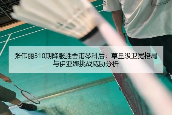 张伟丽310期降服胜舍甫琴科后：草量级卫冕格局与伊亚娜挑战威胁分析
